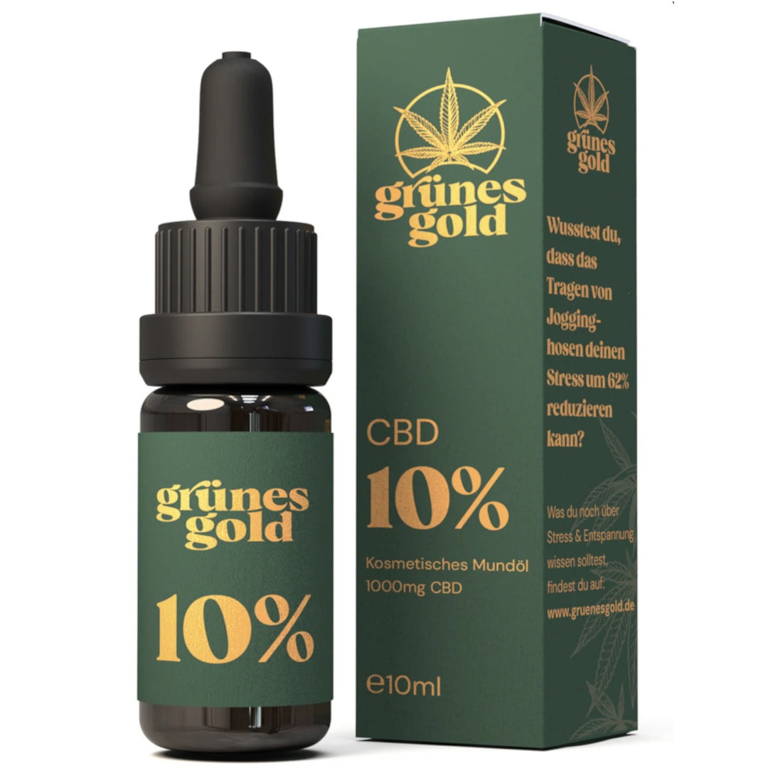 Grünes Gold 10% CBD Vollspektrumöl