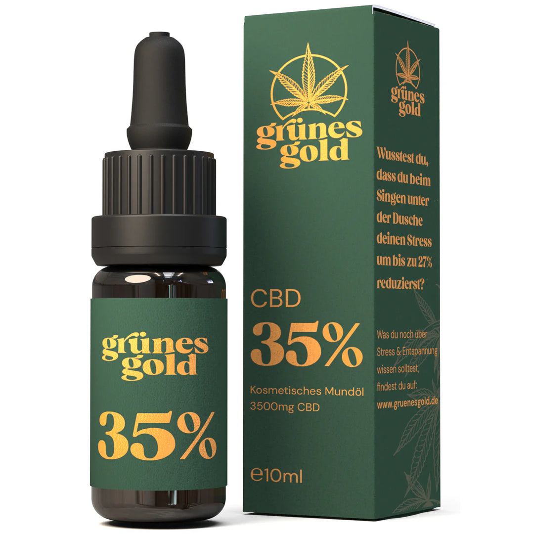 Grünes Gold 35% CBD Vollspektrumöl